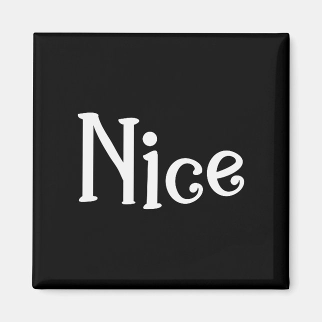 Couples Christmas Naughty Nice Matching Holiday Ma Magnet (Front)