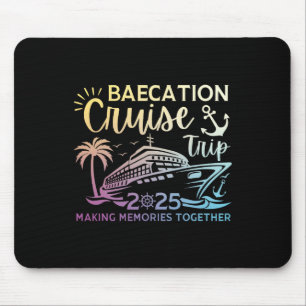 Couples Cruise Matching Squad Byecation Cruise Tri Mouse Pad