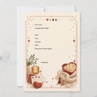 Couples Game Night Invitation