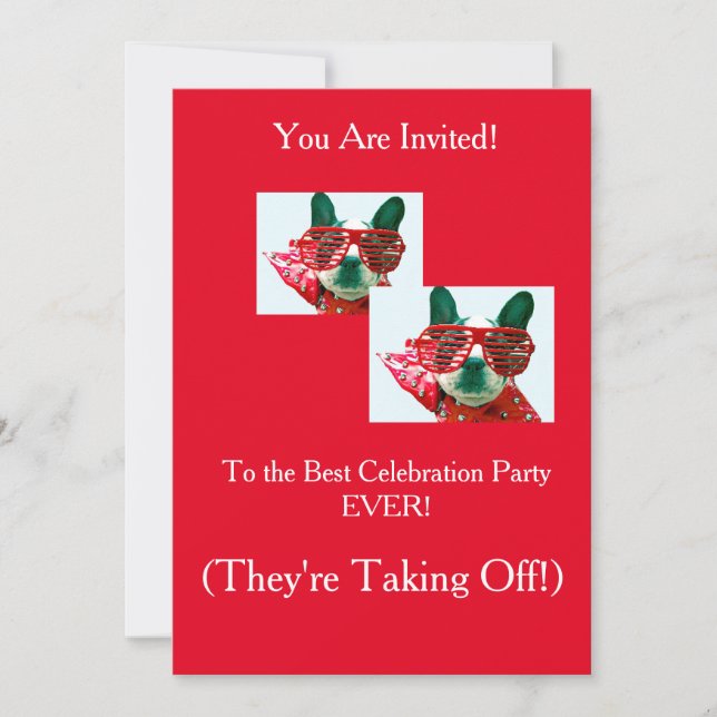 COUPLES GOING AWAY SURPRISE PARTY INVITE! INVITATION (Front)