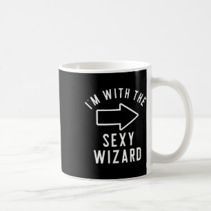 Couples Halloween Costume Shirts I'm With The Y Wi Coffee Mug