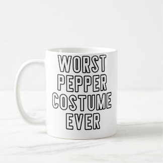 Couples Halloween Worst Pepper Ever Coffee Mug