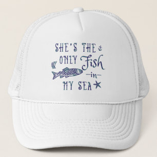 Couples Husband Wife Cute Matching Cruise Vacation Trucker Hat