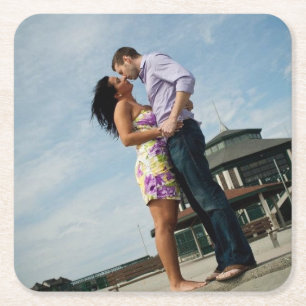 Couples in Love Square Coasters