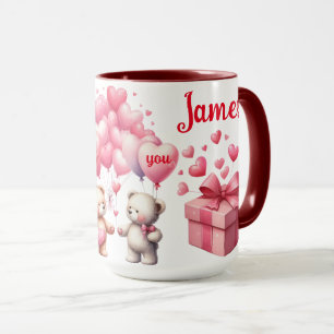 Couples In Love Teddy Bears Mug