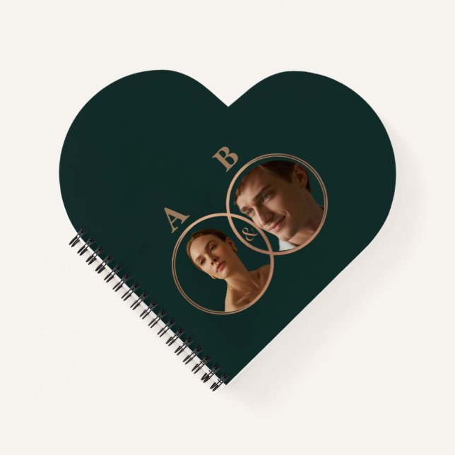 Couple's Interlocking Circle Notebook (Front)