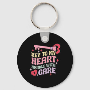 Couples Key To My Heart Handle With Care Happy Val Ring