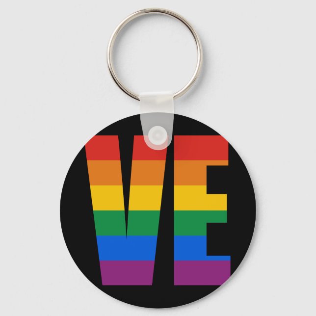 COUPLES LOVE LETTERS KEY RING (Front)