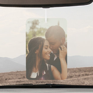 Couples Love Photo Anniversary Gift Heart Car Air Freshener