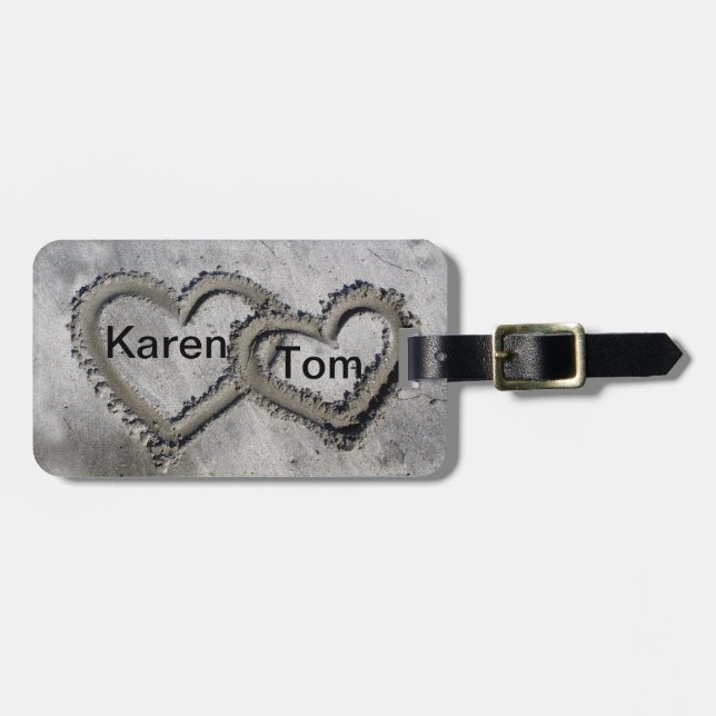 Couples Luggage Tag (Front Horizontal)