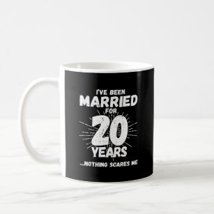 Couples Married 20 Years Funny 20th Anniversary Coffee Mug