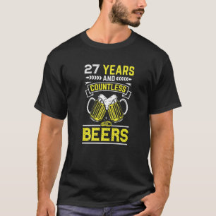 Couples Married 27 Years - Funny 27Th Wedding Anni T-Shirt