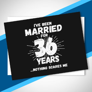 Couples Married 36 Years Funny 36th Anniversary Postcard