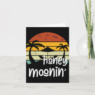 Couples Married Matching Honey Mooning Honeymoon V Card
