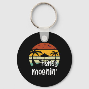 Couples Married Matching Honey Mooning Honeymoon V Key Ring