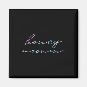 Couples Married Matching Honeymoon Vacation Honey Magnet