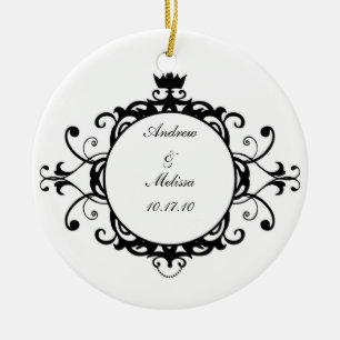 Couples....Married Our First Christmas Ceramic Tree Decoration