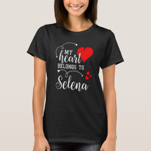 Couples Matching My Heart Belong to Selena My Love T-Shirt