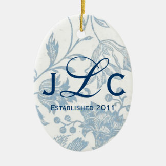 Couples Monogram Ornament