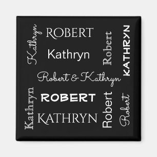 Couples Names Magnet