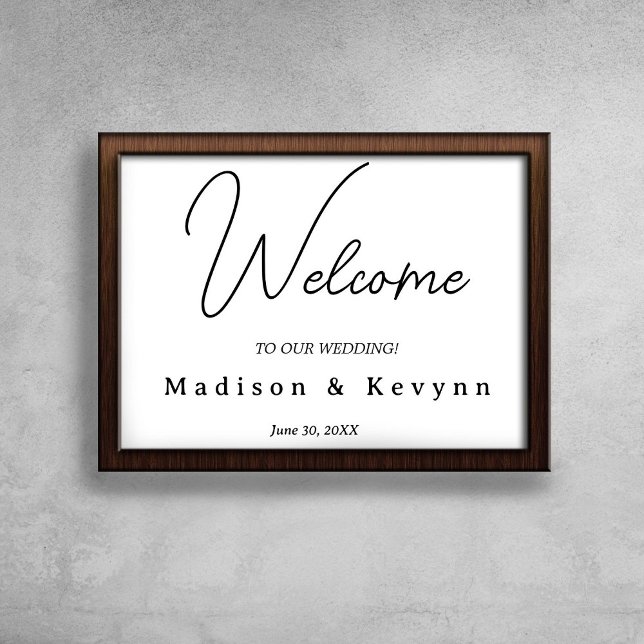 Couples Names Wedding Welcome Sign (Creator Uploaded)