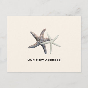 Couple's New Address by the Ocean Postcard