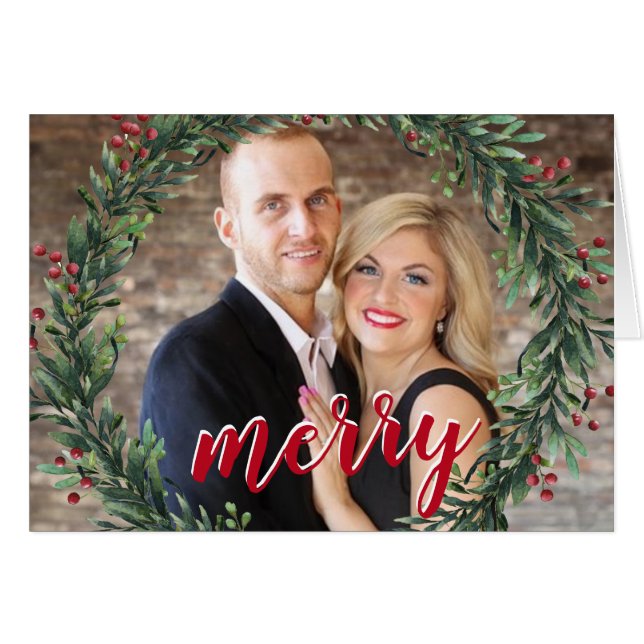 Couples Photo Christmas (Front Horizontal)