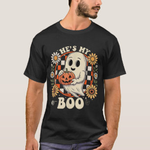 Couples She'S My Boo Skeleton Matching Couple T-Shirt