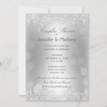 Couple's Shower | Elegant Silver