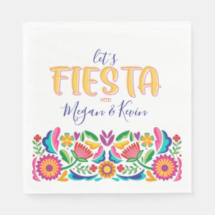 Couples Shower Fiesta Napkin