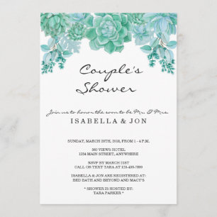 Couples Shower Invitation - Bridal, Wedding, Baby