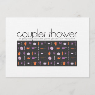 Couples Shower Invitation - Kitchen