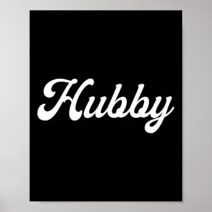 Couples Tee Set Mens Womens Wife Hub  Poster