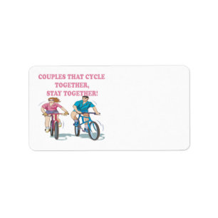 Couples That Cycle Together Label