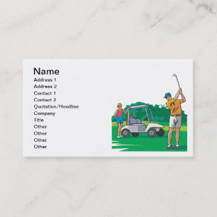 Couples That Golf Together Stay Together Business Card