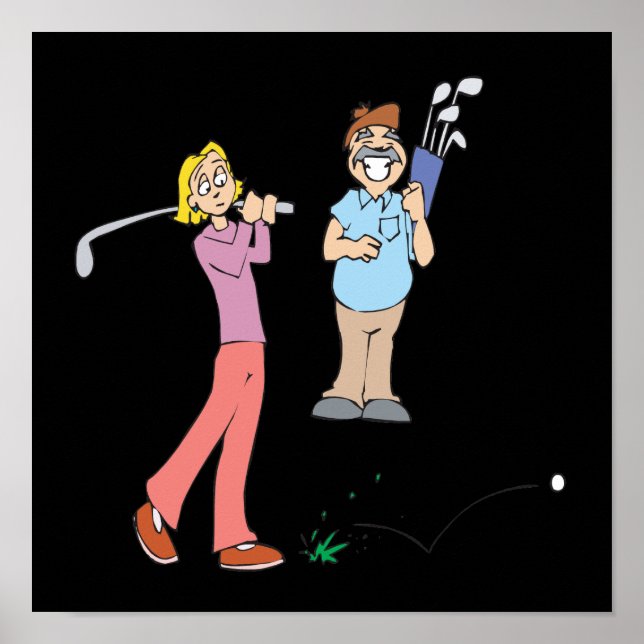 Couples That Golf Together Stay Together Poster (Front)