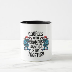 Couples That Krampus Together Stay Together XMAS Mug