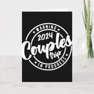 Couples Trip In Progress Of Romantic Ecation Match Card