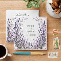 Couples Wedding/Anniversary Lavender Seed Favour