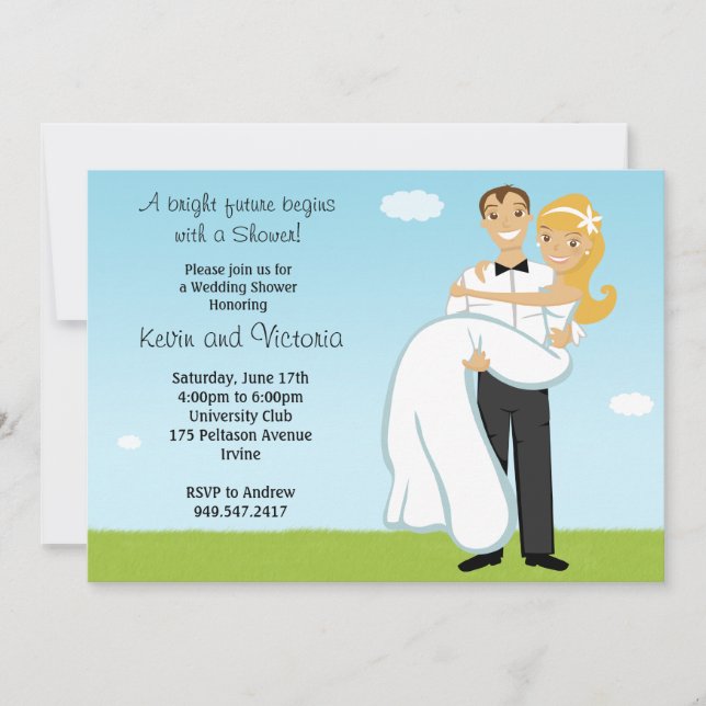 Couples Wedding Shower Invitation (Front)