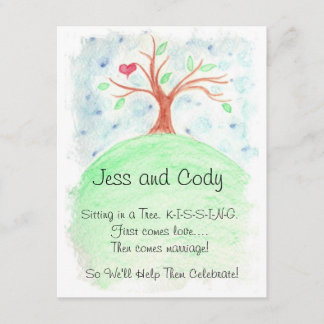 Couple's Wedding Shower Watercolor Invitation