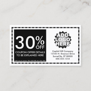 coupon. discount card