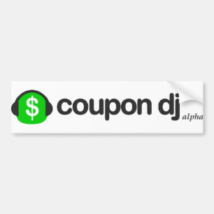 coupon dj bumper sticker