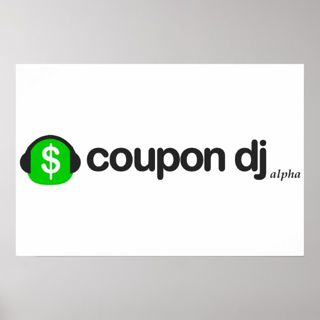 coupon dj poster (Front)