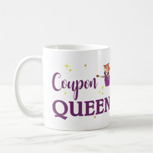 COUPON QUEEN COFFEE MUG
