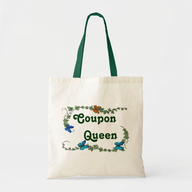Coupon Queen tote bag (Front)