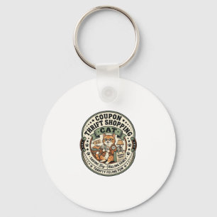 Coupon Thrift Shopping Cat Coupon Thrift Shopping Key Ring