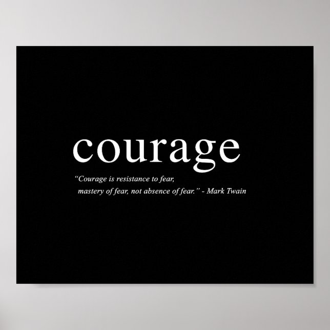 Courage - 8"x10" Art Print (Front)