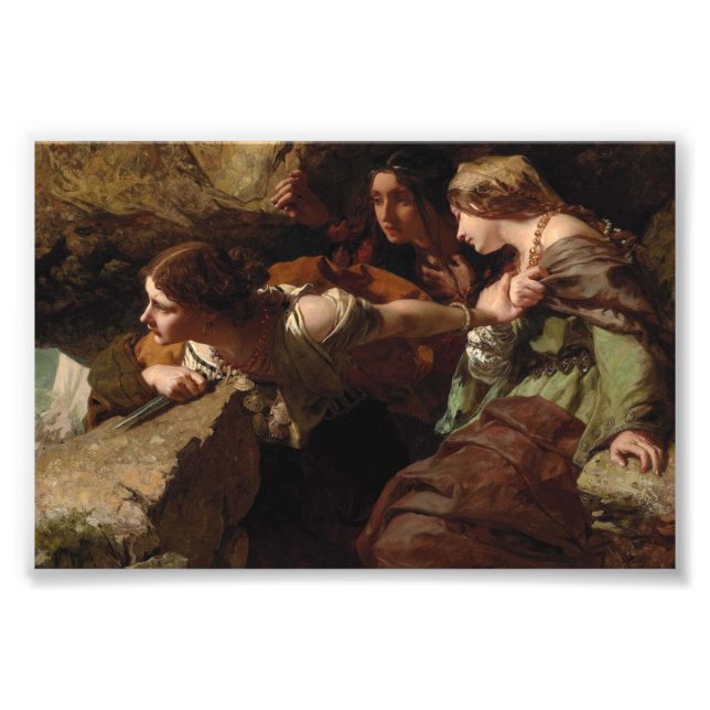 Courage, Anxiety and Despair, Watching the Battle  Photo Print (Front)