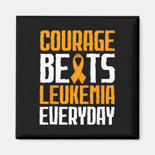 Courage Beats Leukaemia Everyday Blood Cancer Awar Magnet